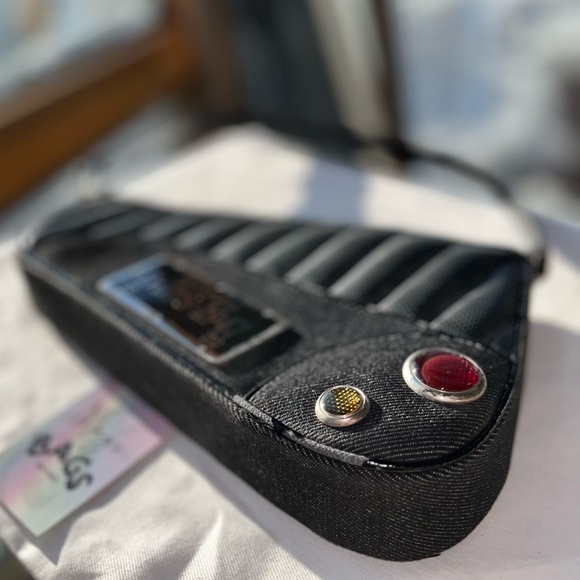 Dior: Cadillac Saddle 1947 Denim Shoulder Bag *RARE* - Picture 11 of 16